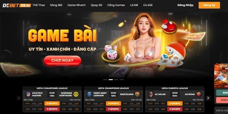 Sảnh game Debet Sòng Bài